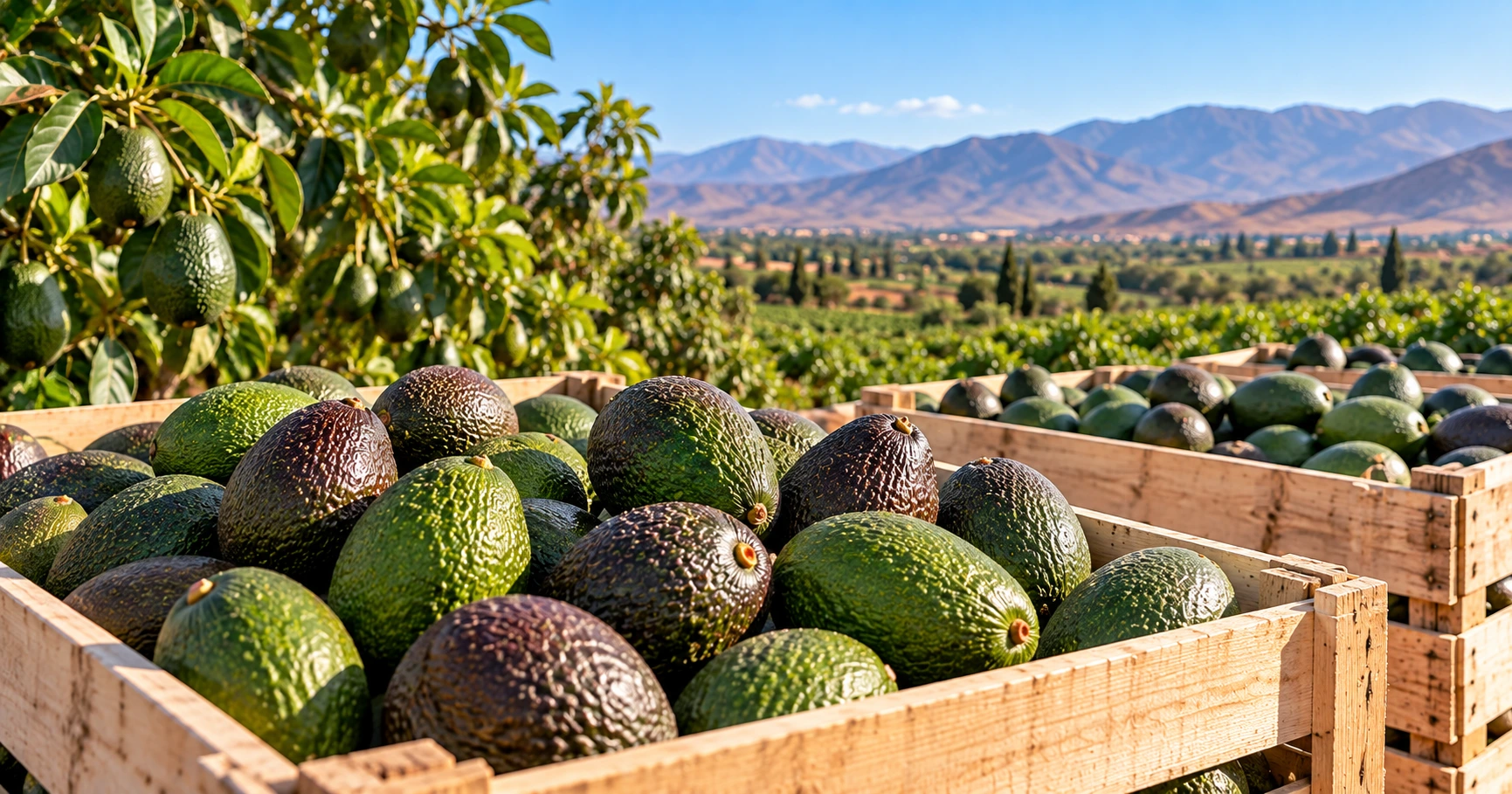 Fresh Moroccan avocados for international buyers